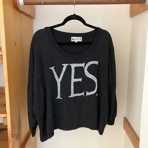 Wildfox “YES” Sweater